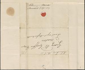 Ebenezer Webster to George Coffin, 17 April 1839