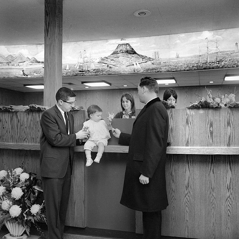 First Federal Bank opening, Union Street, New Bedford Digital