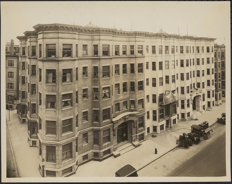 20-26 Hemenway Street, Boston, sand blasting