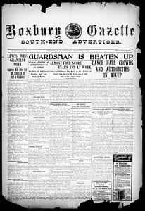 Roxbury Gazette and South End Advertiser, December 13, 1919