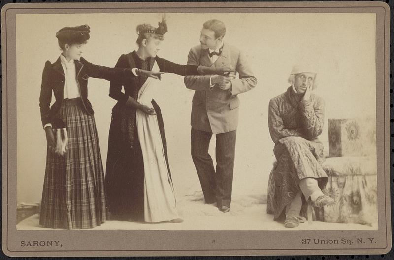 Scene from unidentified play with Henry Miller