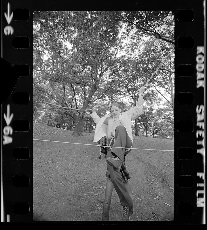 Ropes class in Franklin Park, Dorchester