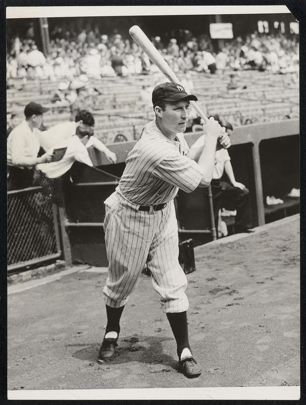 Member of N.Y. Yankees New York City - Charlie Ruffing, pitcher.