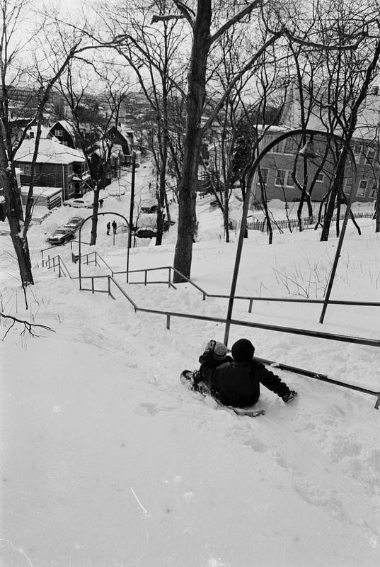 Sledding Powder Horn Hill Digital Commonwealth