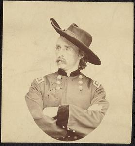 General G.A. Custer. Photograph taken in 1864