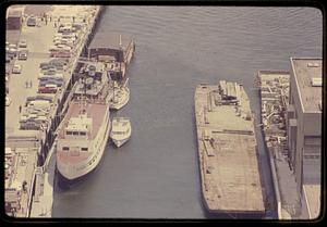 Between Long Wharf & Central Wharf from the Custom House Tower Boston