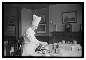 Max Hofer, pres. Of Epicurean Club and chef of the Union Club