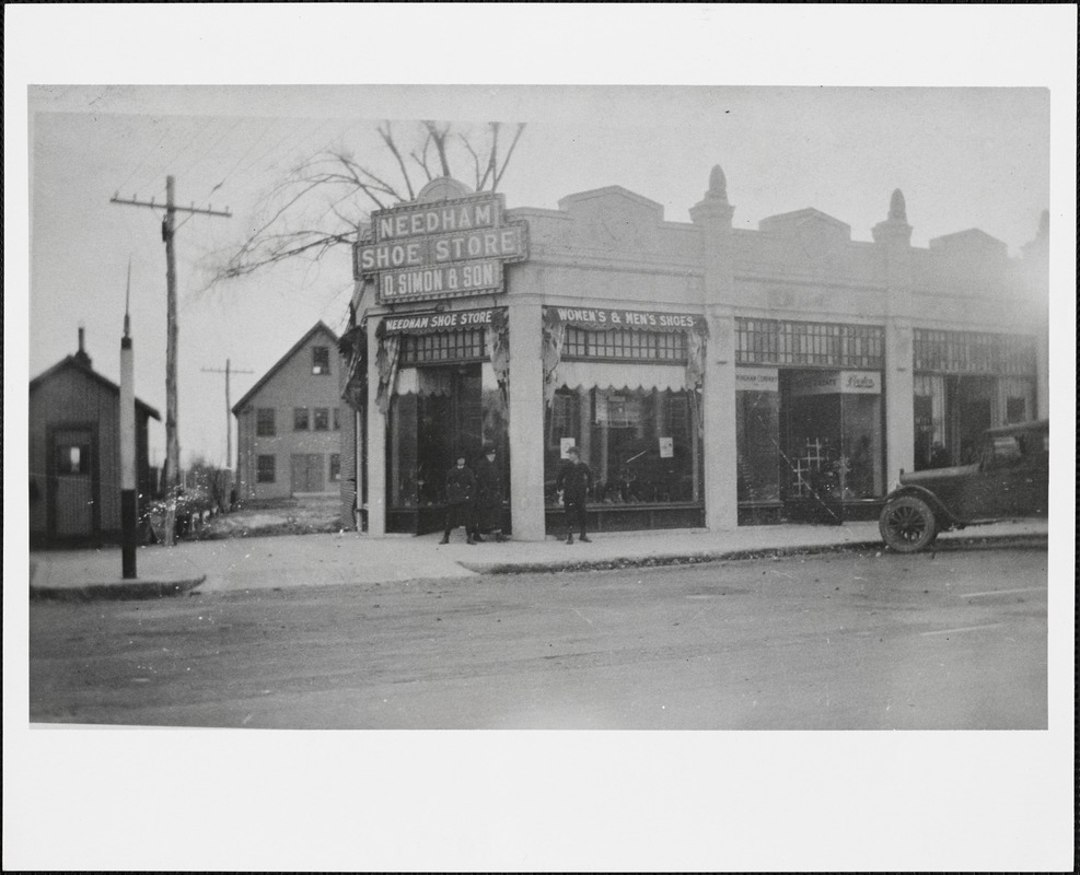 Needham Shoe Store and Windham Co. Real Estate, Needham Square