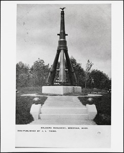 Soldiers Monument, Needham, Mass.