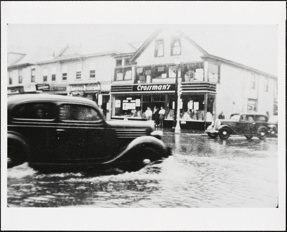 Corner of Chapel Street, flooded