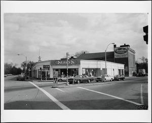Intersection, Great Plain Ave. and Dedham Ave.