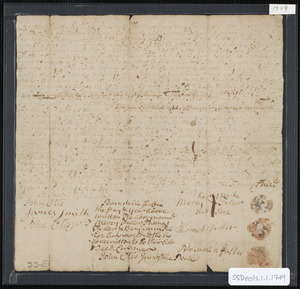 Deed of property in Barnstable sold to Mercy Fuller, Thomas Fuller and Benjamin Fuller Jr. of Barnstable by Estate of Benjamin Fuller of Barnstable