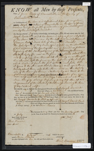 Deed of property in Barnstable sold to Joseph Davis Jr. of Barnstable by Jane Davis of Barnstable