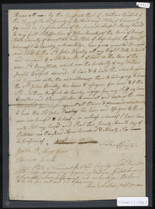 Deed of property in Barnstable sold to John Bursley of Barnstable by Nathan Bodfish of Wells, VT