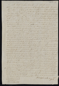 Deed of property in Brewster sold to Elnathan Eldredge and Thomas Robbins of Harwich, Orleans by Hezekiah Rogers and Levi Rogers of Orleans