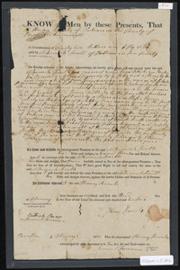 Deed of property in Brewster sold to Nehemiah Smith of Eastham by Henry Knowles of Orleans