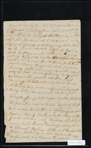 Deed of property in Brewster sold to Asa Hopkins by Rebecca Hopkins of Orleans