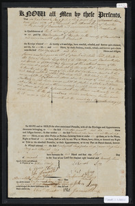Deed of property in Brewster sold to Eldredge Small of Brewster by Zachariah Long, John Long, James Long, Levi Long, and Elkanah Long of Harwich, Brewster