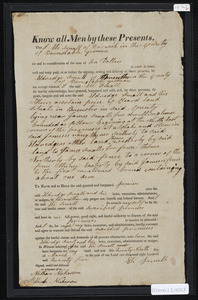 Deed of property in Brewster/Orleans sold to Eldredge Small of Brewster by Eli Small of Harwich