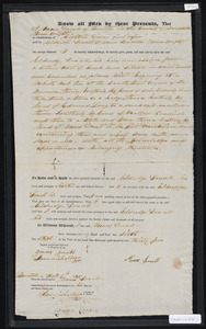 Deed of property in Brewster sold to Eldridge (also Eldredge) Small of Brewster by Moses Small of Brewster
