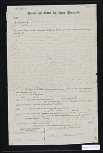Deed of property in Brewster sold to Edward Freeman of Orleans by Nehemiah Atwood of Brewster