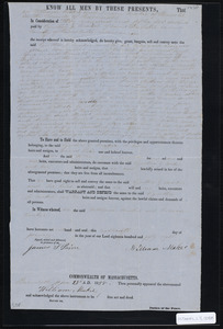 Deed of property in Brewster sold to Cyntha G. Maker of Brewster by William Maker and Lorain Maker of Brewster