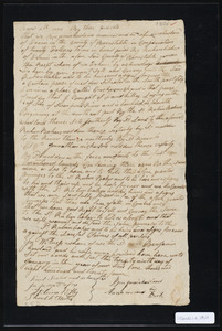 Deed of property in Dennis sold to Reuben (also Rubin, Ruben) Baker of Dennis by Benjamin Howland and Anna Howland of Dennis