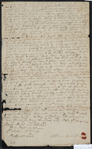 Deed of property in Chatham sold to Joseph Atwood and Joseph Howe (or Howes) of Chatham by William Nicholson of Chatham