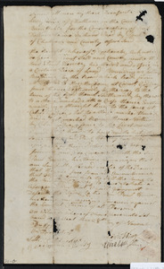 Deed of property in Chatham sold to Paul Hervey of Chatham by Levi (Levy) Wing and Elizabeth Wing of Chatham