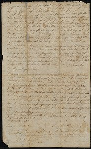 Deed of property in Chatham sold to Anthony Phillips of Harwich by Ebenezer Broadbrook Jr. of Harwich