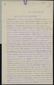 Deed of property in Chatham sold to Ruben C. Taylor of Chatham by Jonah Crowell and Nathaniel Butler of Chatham