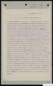 Deed of property in Chatham sold to Ruben C. Taylor of Chatham by William Eldredge of Sag Harbor, New York