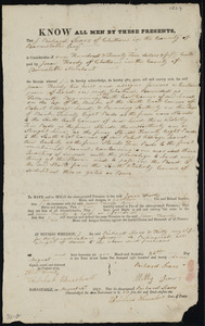 Deed of property in Chatham sold to Isaac Hardy of Chatham by Richard Sears and Hitty Sears of Chatham
