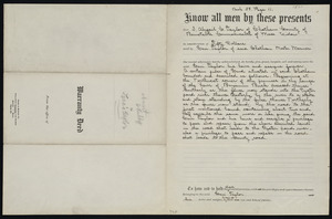 Deed of property in Chatham sold to Levi Taylor of Chatham by Abigail C. Taylor of Chatham