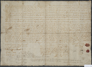Deed of property in Eastham (Potomooquit) sold to John Hurd and Deborah Hurd of Boston by Little Tom of Eastham (Potomooquit)