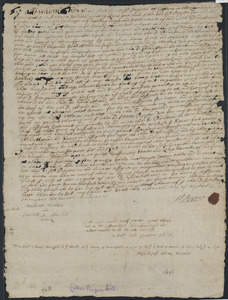Deed of property in Eastham sold to Eldad Atwood of Eastham by Isaac Pepper of Eastham