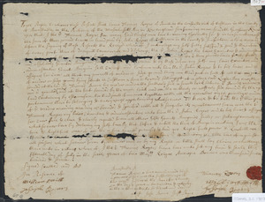 Deed of property in Eastham sold to John Rogers of Eastham by Thomas Rogers of Eastham