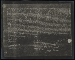 Deed of property in Eastham sold to Samuel Mayo Sr. of Eastham by Nathaniel Doane of Eastham
