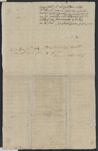 Deed of property in Eastham sold to Nathanael Snow and John Freeman of ...