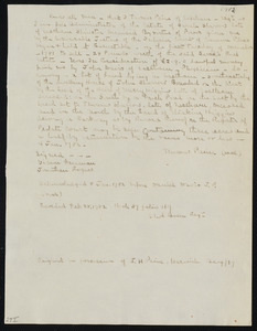Deed of property in Eastham sold to John Davis by Thomas Paine of Eastham