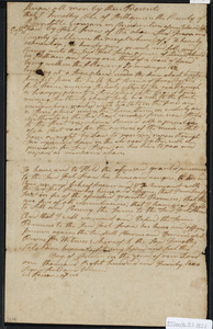 Deed of property in Eastham sold to Joel Snow of Eastham by Timothy Cole of Eastham