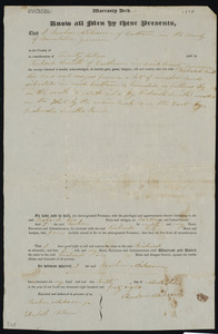 Deed of property in Eastham sold to Richard Smith of Eastham by Reuben Nickerson of Eastham