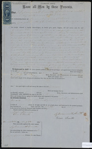 Deed of property in Eastham sold to George S. Smith of Eastham by Sylvanus H. Smith of Orleans