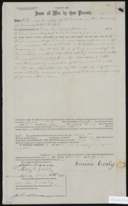 Deed of property in Eastham sold to Freeman Mayo of Orleans by Louisa Crosby of Orleans