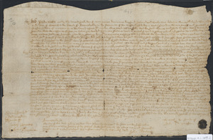 Deed of property in Harwich sold to Thomas and Samuel Quason of Harwich (Thomas): Monomoy (Samuel) by Sachemus of Harwich