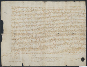 Deed of property in Harwich (Setucket) sold to Joshua Shantum by Thomas (alias Lusty Tom) of Harwich