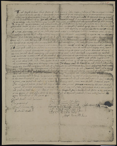 Deed of property in Harwich sold to Jeremiah Reaph of Harwich by John Sipson of Harwich