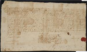 Deed of property in Harwich sold to Eleazor Rogers of Harwich by Jacob Jabiz of Harwich