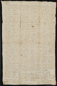 Deed of property in Harwich sold to Thomas Clark by John Clark of Harwich