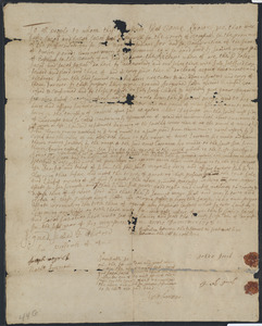 Deed of property in Harwich sold to Samuel Mayo Jr. by Jabiz Jacob and Jacob Jacob of Harwich